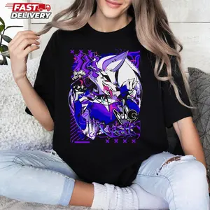 Loona Helluva Boss Shirt, Loona Demon Shirt, Loona Tee, Loona Sweatshirt, Loona Hoodie, Helluva Boss Merch, Birthday Gifts for Fans Cotton Crewneck