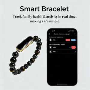 IP68 Waterproof Smart Bracelet, Multi-Sport Modes, Heart Rate Blood Oxygen Sleep Tracking, Step Counter, Magnetic Charging, Unisex