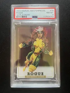 Marvel 2024 Masterpieces '92 Platinum Rouge #79 NM-MT 8 117503743 Collectible Trading Card