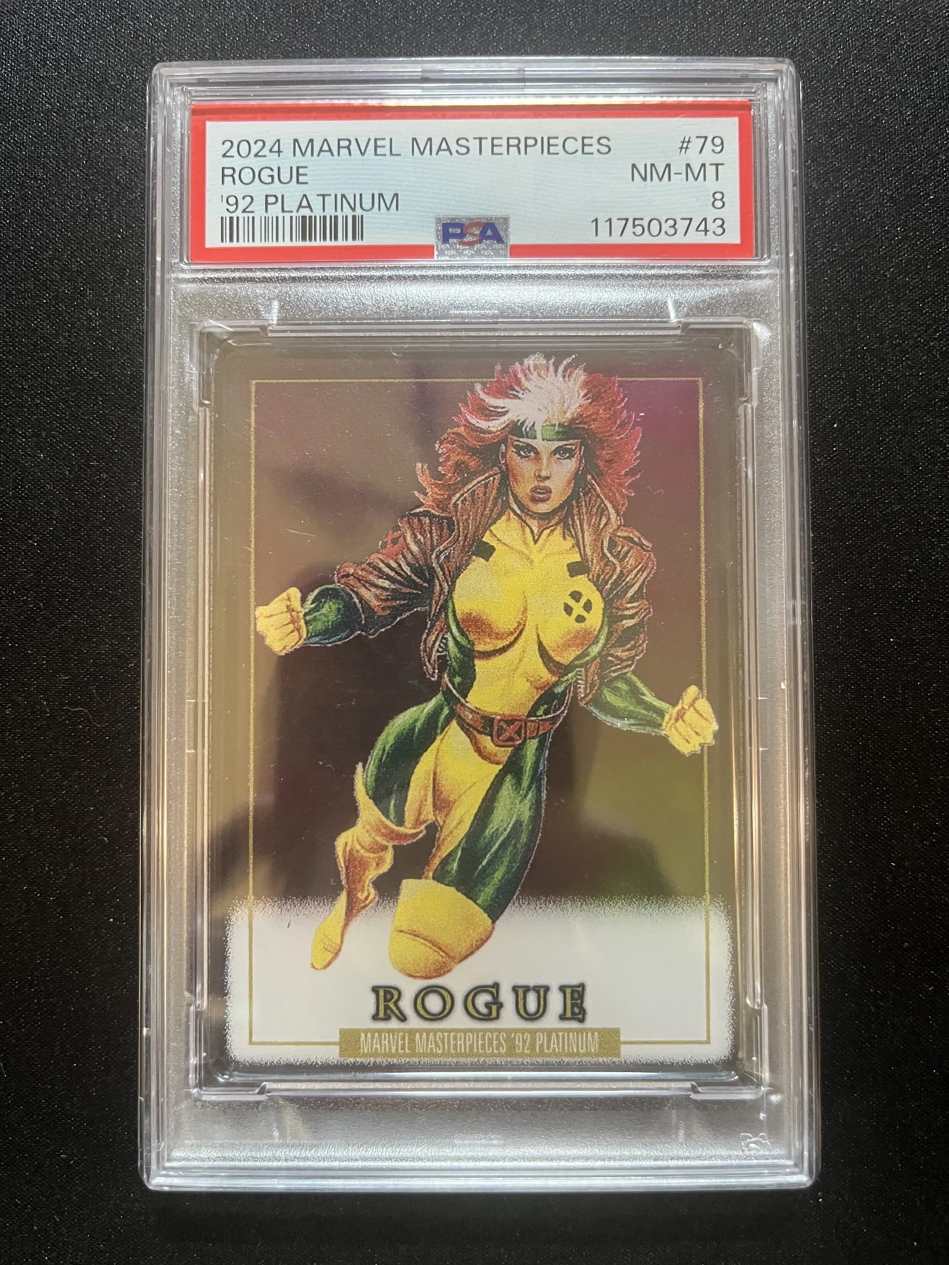 Marvel 2024 Masterpieces '92 Platinum Rouge #79 NM-MT 8 117503743 Collectible Trading Card