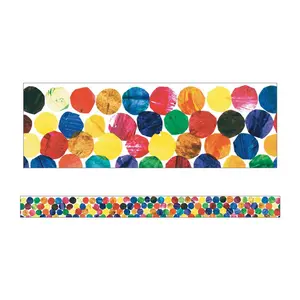 The Very Hungry Caterpillar™ Dots Straight Bulletin Board Borders