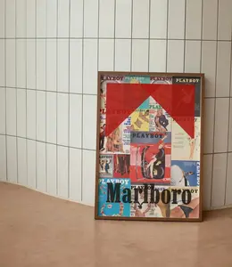 PLAYBOY MARLBORO POSTER