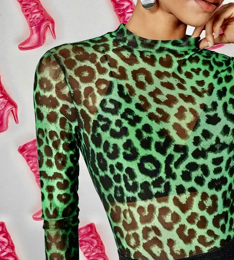 green emerald velvet dress Elevate Your Style with Our Leopard Print Dress – Amare Dynasty main image 1