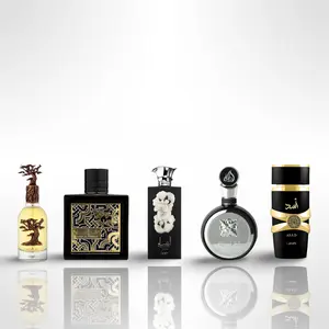 Eternal Oud + Qaed Al Fursan + Ansaam Silver + Fakhar Lattafa + Asad  100ml (3.4oz)  - Fragrance Gift Bundle