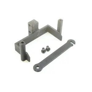 Upgrade Servo Mount + Battery Brace Holder for Associated RC10 Gold Pan Buggy (WHITE ONLY)