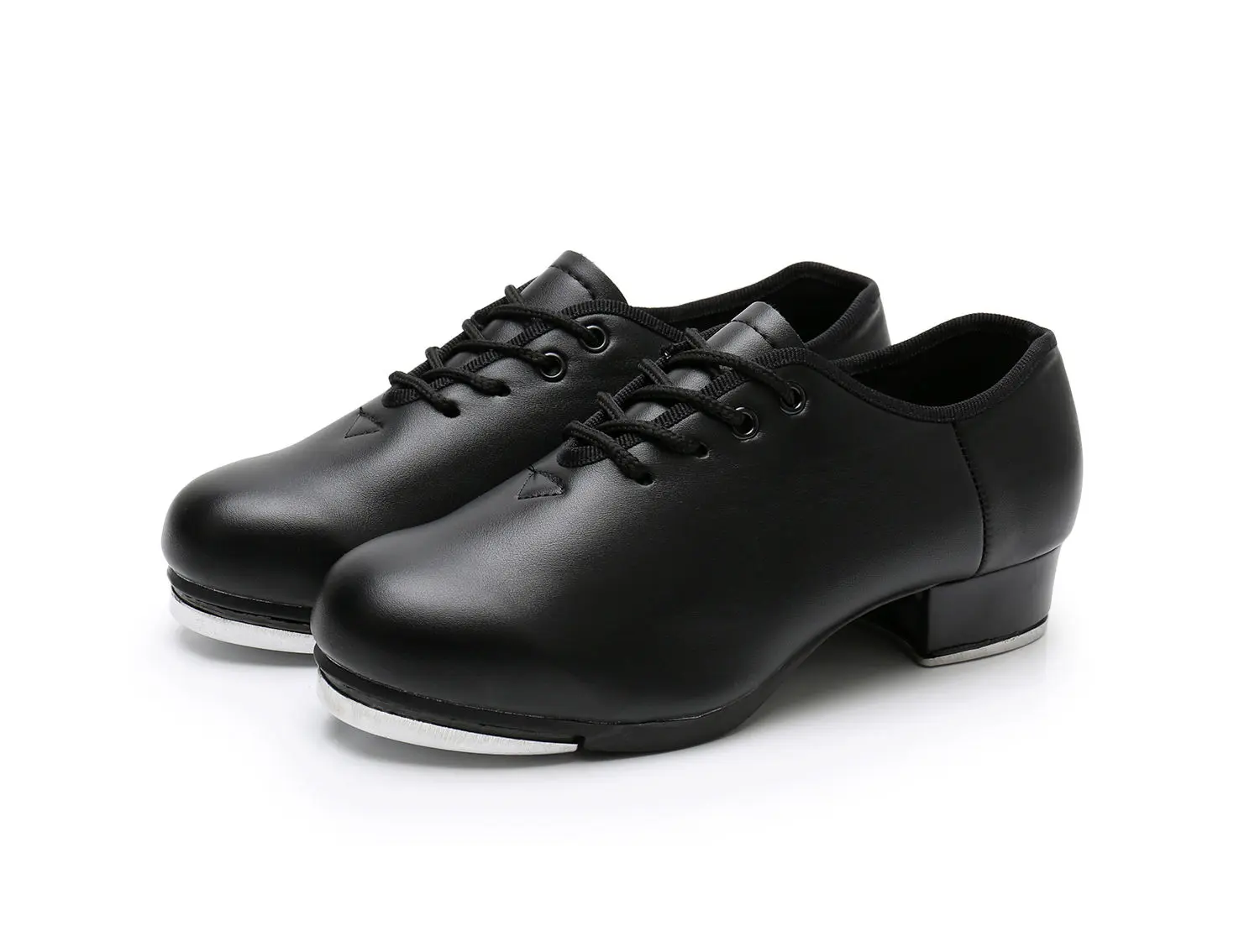 Women's Tap Dance Shoes Low Heel Professional Oxford Character Shoes with Durable Sole for Beginners & Stage Performance