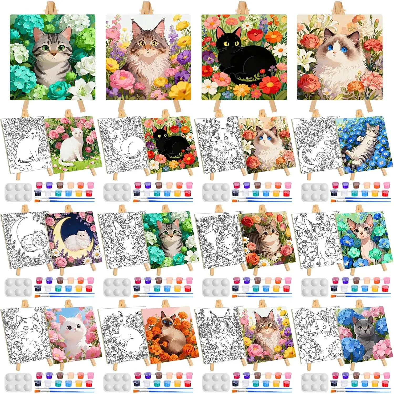 Floral Cats