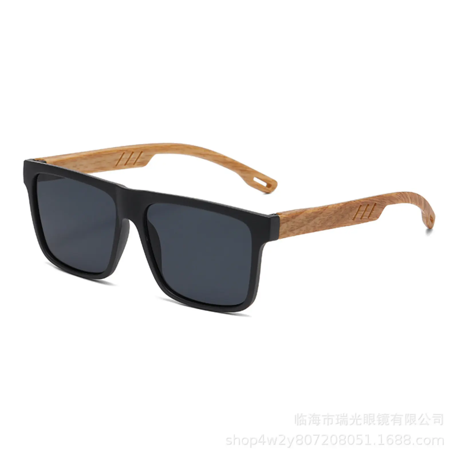 2026 Vintage UV-Protection Bamboo Frame Sunglasses for Men, Trendy Sports Eyewear with Resin Lenses, Sunglasses Sports Eyewear