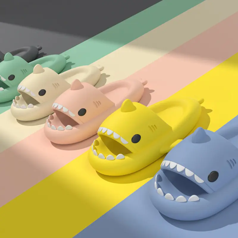 Shark Slide Slippers – Comfortable, Non-Slip Casual Slides with Adorable Shark Design for Indoor & Outdoor Wear Women Girl