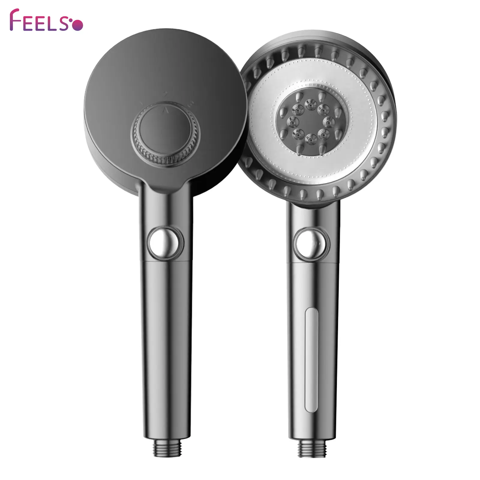 Updated Grey Showerhead Set