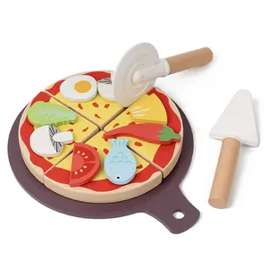 Realistic Kitchen Toy Set, Wooden Pizza Playset, Play Kitchen Accessories, Pretend Play Kitchen, Role-Playing Interactive Game, Parent-Child Interaction Time, Educational Gift