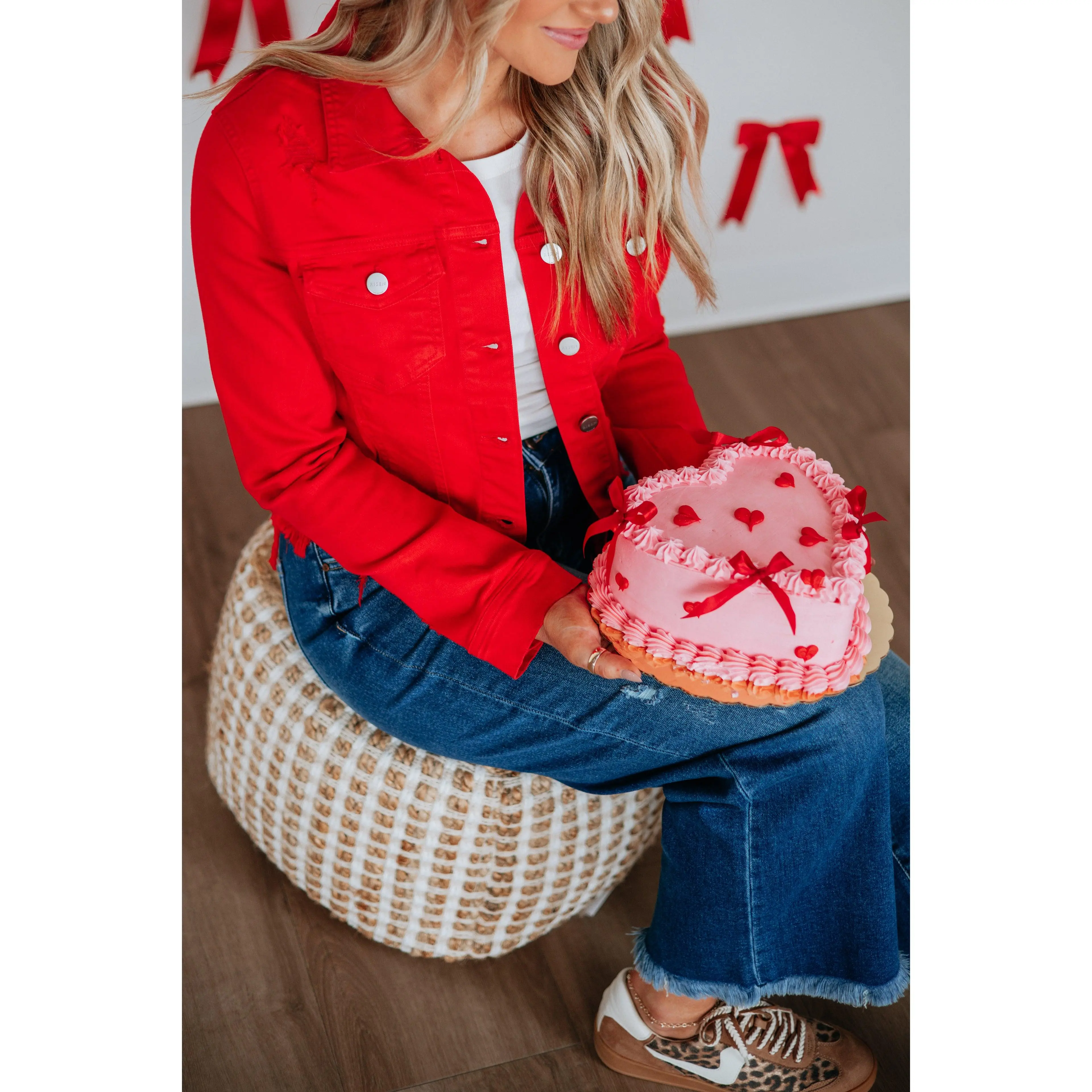 Gemma Risen Denim Jacket - Fiesta