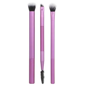 Real Techniques Eye Shade + Blend Brush Set, 3 Pieces