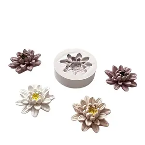 Silicone Flower Resin Casting Mould for Candle and Clay Crafts, DIY Decorative Design Silicone Mould for Jewelry Making