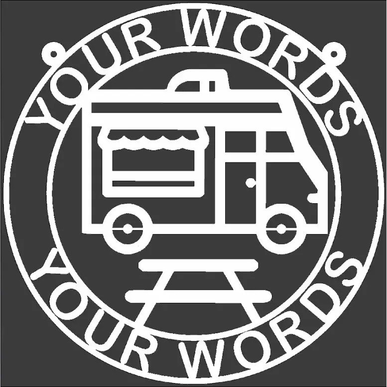 Foodtruck Personalized Weatherproof Sign