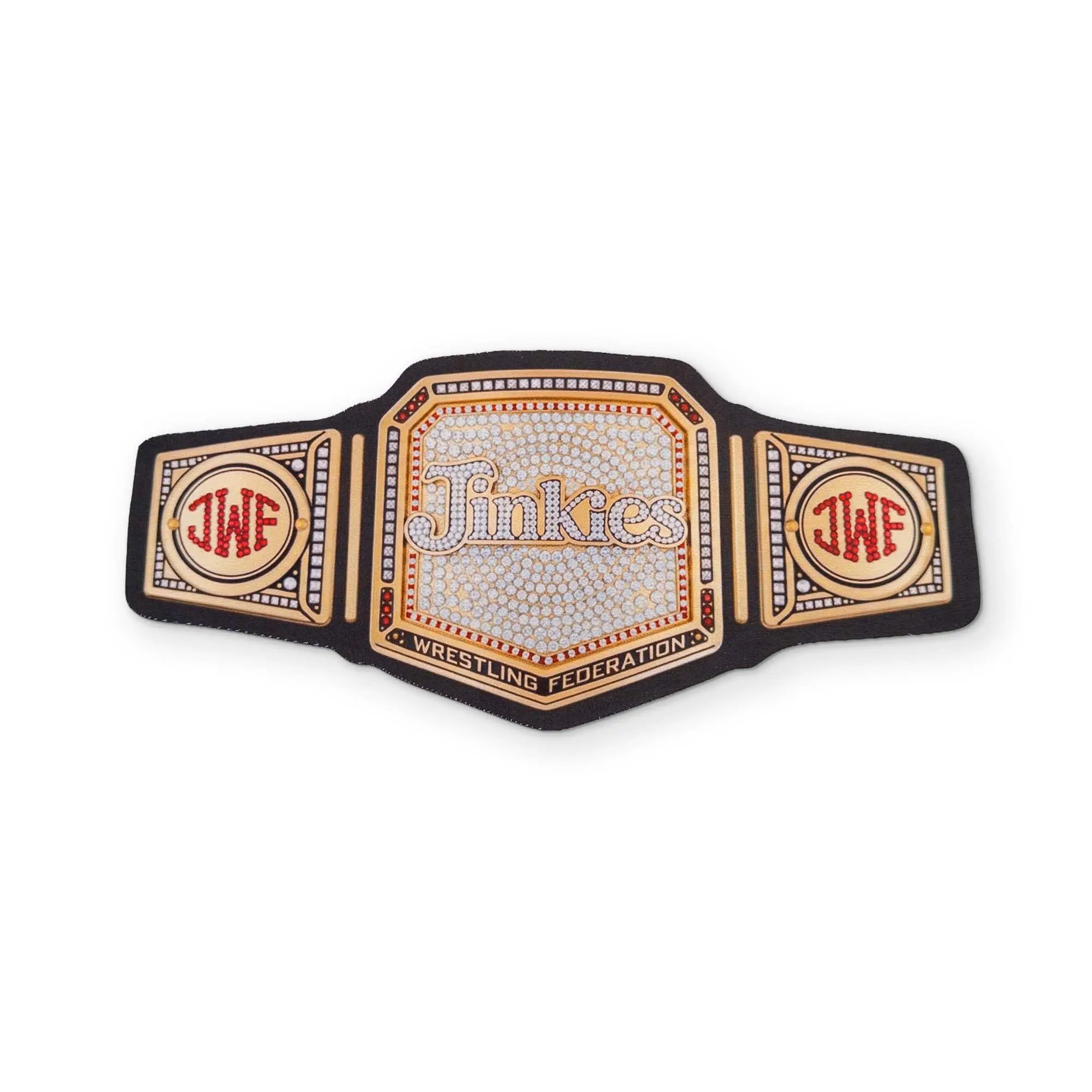 A Wrestling Belt YOU CAN CLEAN YOUR GLASSES WITH