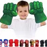 HOK Superhero Gauntlet Soft Plush Gloves - 1 Pair, Unisex Cotton Blend, 20 cm Palm Width, 30 cm Height, Big Stuffed Fists, Soft Grip, Comfy Safe Hands, Holiday Cosplay Accessory, Cool Christmas Gifts for Boys (Toys & Hobbies Stuffed Toys)