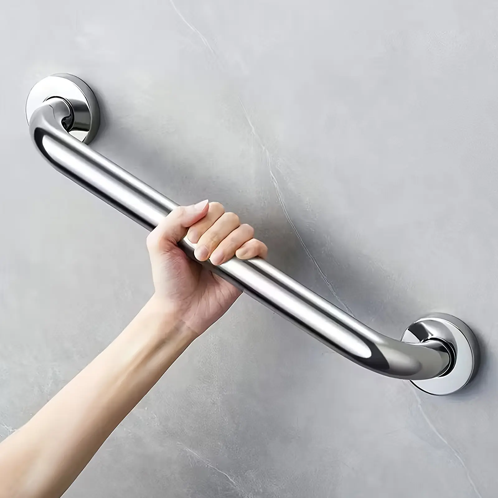 Stainless Steel Grab Bar 12 & 20 Inch Strong Non-Slip Bathroom Safety Handle Durable Wall-Mounted Support for Shower, Tub, and Toilet Easy Installation Home Safety Aid summerwins,summerwins
