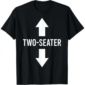 Two-seater graphic T-shirt in and comfortable black, unisex,white,Black-Hoodie-front Black-Sweatshirt-front