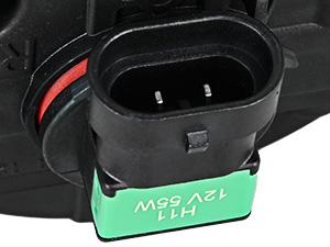 Nilight Fog Lights Assembly Compatible with 2008 2009 2010 2011 Toyota Highlander Left Driver and Right Passenger Side Clear Lens w/H11 12V 55W Bulbs