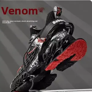 Venom Technology Sense Men's Shoes Autumn and Winter Teen Blade Sneakers Student Older Children Carbon Board Running Shoes Ultra Light Shock Absorption