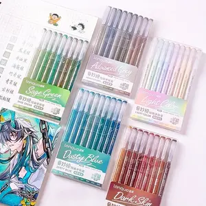 45-Piece Colored Gel Pen Set, Gel Ink Pens, 0.6mm Fine Tip for Smooth Writing, Ideal for Journals and Daily Office Use, Must-Have Office Supplies