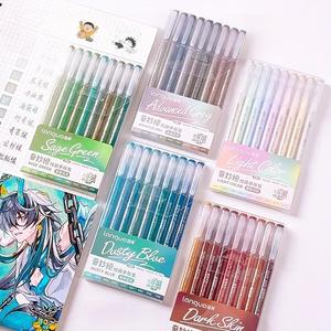 45-piece colored gel pen set, 0.6mm fine tip for smooth writing, aesthetic pens, ideal for journals and daily office use, must-have office supplies