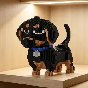 Creative Model Kit, Puzzle Building Blocks Craft, Challenging Assembly Display, Decorative Item, Halloween Thanksgiving Mother's Day Christmas Gift