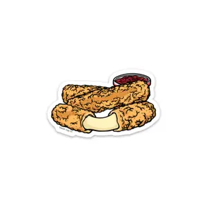 Blank Tag Co.® Waterproof Sticker - Mozzarella Sticks