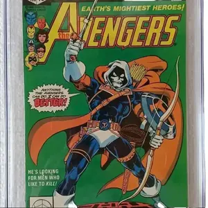 the Avengers #196 ~ 1980 ~ CGC 9.8 White Pages with Retired George Perez Label ~ 1st full Appearance of Taskmaster!!