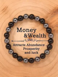 Natural Obsidian Bracelet, Protection Energy, Anti-Negative Energy, Gift for Boyfriend, Couple Jewelry, Gift for Couples, Crystal Chain Design