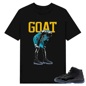 GOAT, AJ Gamma Blue 11s Matching Tee, Shirt To Match sneaker