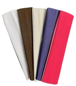 Unisex Elastic Knitted Headbands (5 PCS) - Headbands for Women, Ideal for Yoga, Running