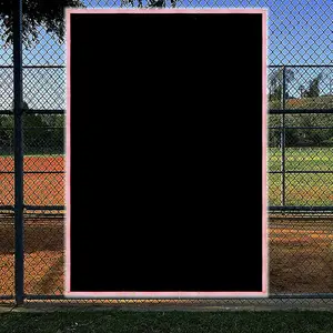 Batting Cage Backstop: Durable PVC Backstop Padding for Baseball Softball Pitching Practice in Garage or Backyard