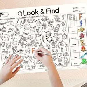 Interactive Seek-and-Find Coloring Book 🎨🔍 - 800+ Images (Ages 3+), Preschool Learning Tool, Black Friday Deal: Ideal Christmas Gift for Daycare 🎁