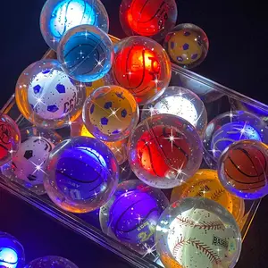 Glowing bouncy ball