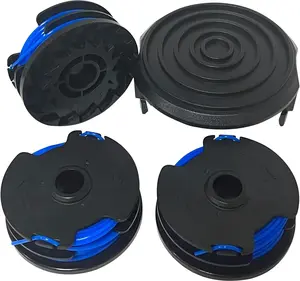 Replacement Spool for Bauer 20115E-B SKU:57610 5.5 Amp Corded Electric String Trimmer, 27 Ft Dual 0.065" Spool Line Replacement for Bauer Weed Eater (3 Spool+1 Cap)