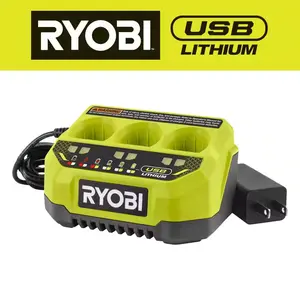 NEW USB Lithium 3-Port Charger – Compact, Powerful, and Perfect for On-the-Go Charging RYOBI