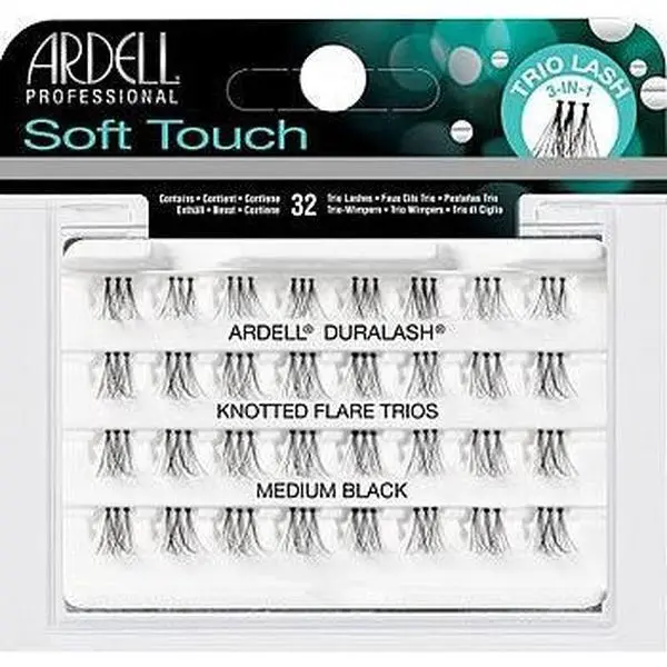 Ardell Soft Touch knotted Trios Individuals Medium Black 66464
