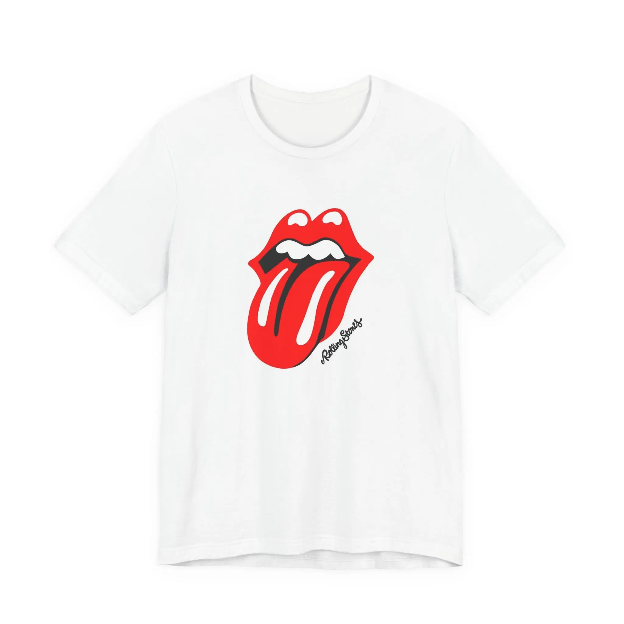 Rolling Stones Style Tongue Tee — Retro Rock Band Graphic T-Shirt
