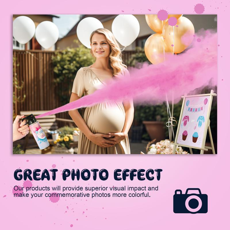 Gender Reveal Spray  Boys and Girls Gender Reveal Party, Powder blaste,  Birthday party, cheerleading