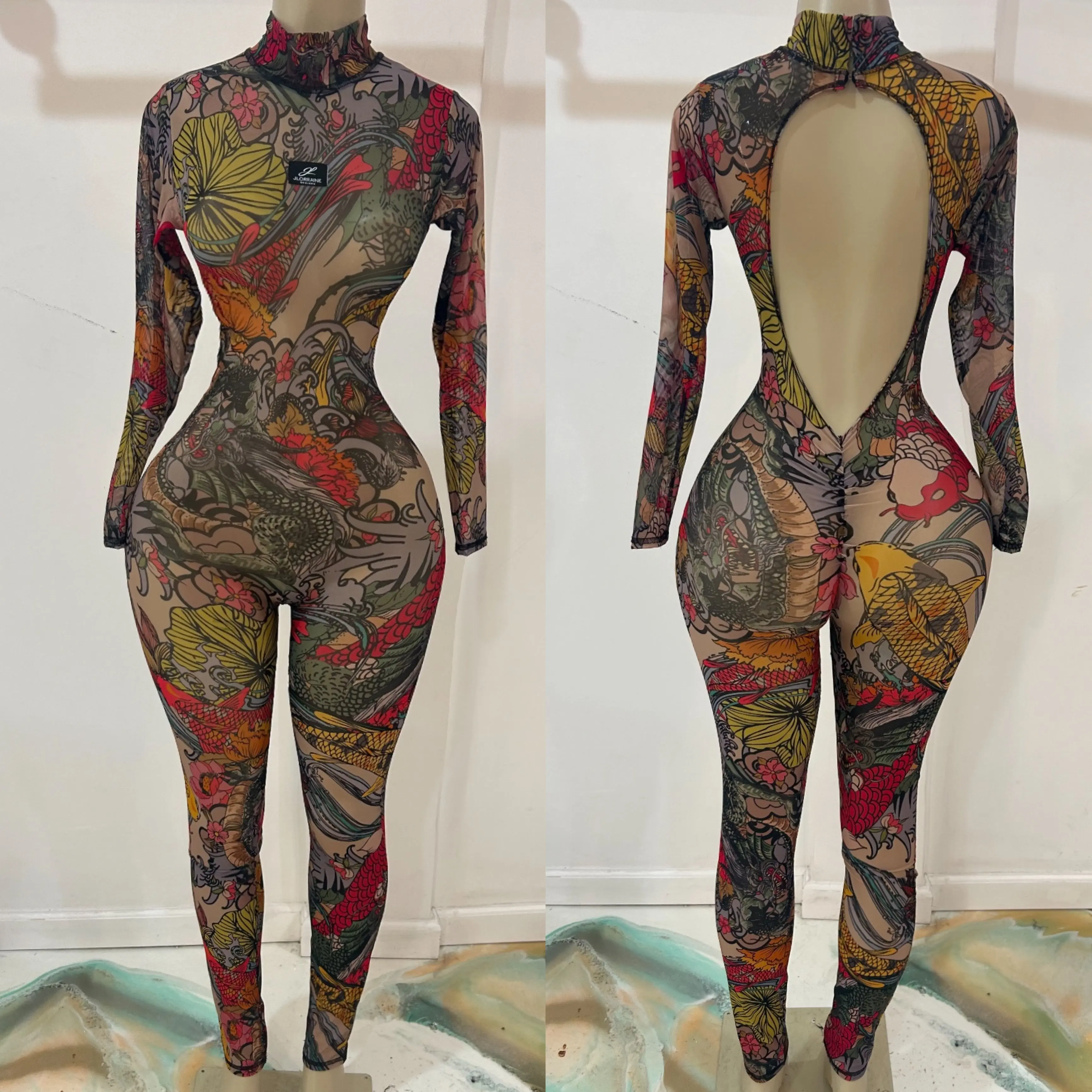 Coi Long Sleeve Jumpsuit