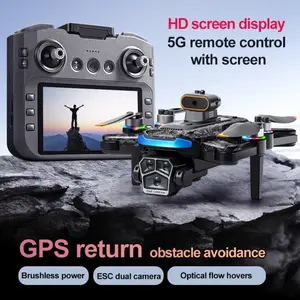 Camera-equipped GPS drone  Omnidirectional view remote-controlled quadcopter aircraft - Foldable design  Dual battery power supply  Easy to operate  Suitable for beginners  Ideal for gift-giving  Best-selling model