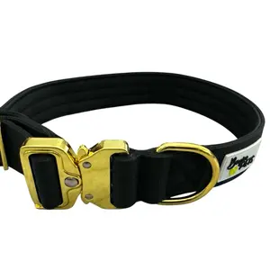 Boujee Pets Lux Dog Collar Medium Nylon & Padded Neoprene Interior - Comfortable and Durable Design for Pets