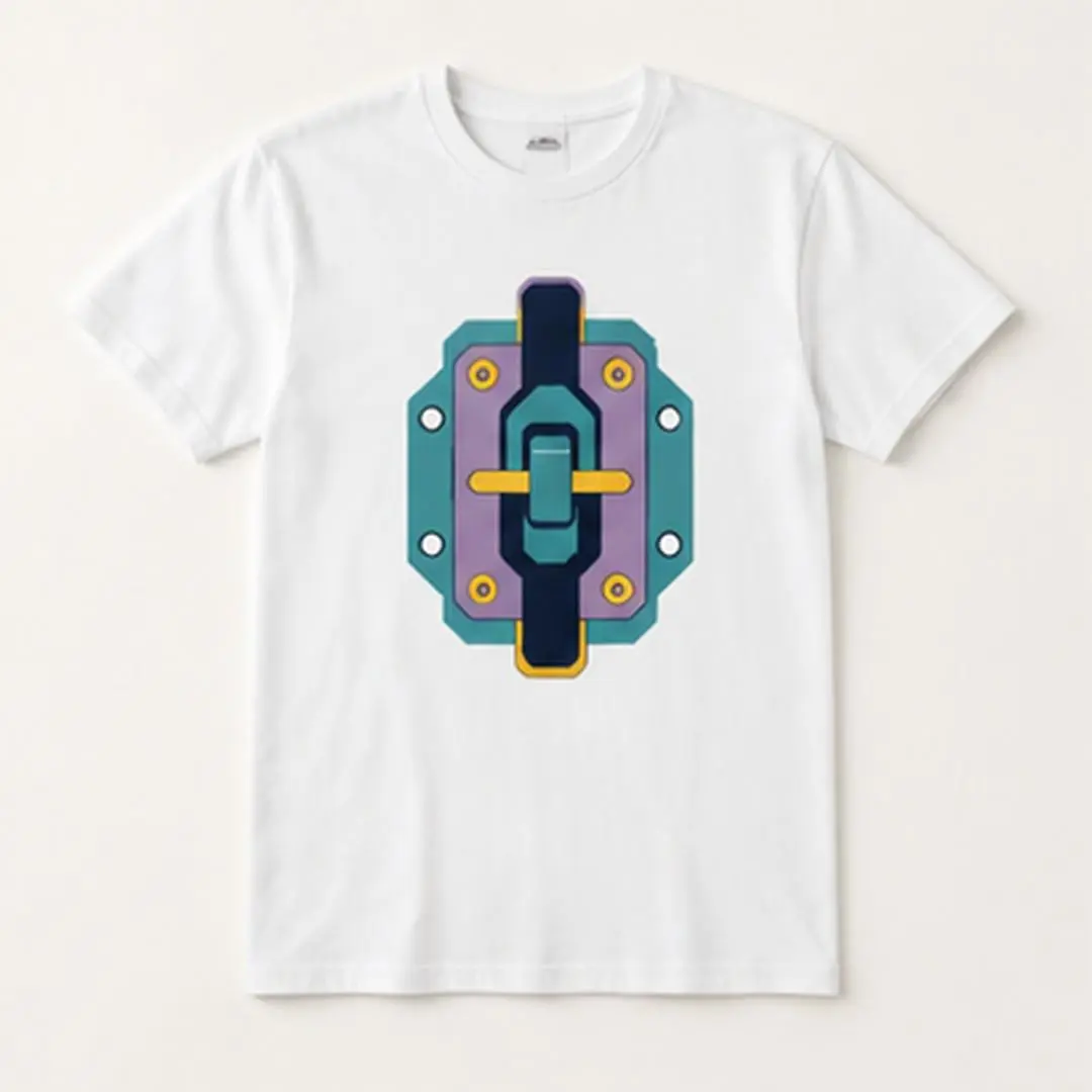 Cooler Latch Grid Men's White Graphic T-Shirt Short Sleeve Crew Neck Cotton Blend Cooler Latch Grid Tee for Men Who Keep Ice Chests Organized and Ready for Tailgating original statement print casual everyday tee weekend outfit seasonal