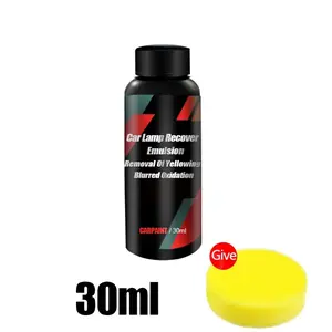 Car Headlight Restoration Polishing Kits Headlamp Repair Kits Car Light Polisher Cleaning Paste Car Paint Care Refurbish Agent for Enhanced Visibility