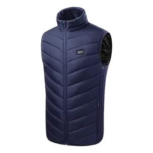 Men's USB Heated Vest for Fall Winter, Full Body Core Heating Design, Portable Outdoor & Daily Use, No Charger Included