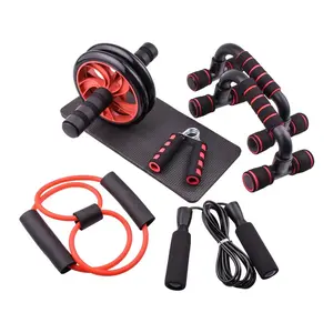 Abdominal Wheel Set, Abdominal Workout Kit, Push-Up Ab Wheel, Multi-Functional Home Training Equipment, Gym, Fitness, Muscle Trainer, Abdominal Wheel Roller, Stomach Workout Equipment, Ab Exercise Roller