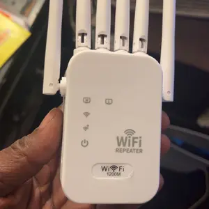 WiFi Extender 2025 Premium, 1200Mbps Ultra - Fast Dual Band (5GHz/2.4GHz) Signal Booster, Covers 12,000 sq. ft & 100 Devices, Repeater with Ethernet Port & Smart App Control, Ideal for Home, Office & Gaming Rooms TikTokShopBlackFriday