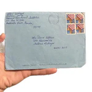 AILEEN WUORNOS- Envelope only- Signature
